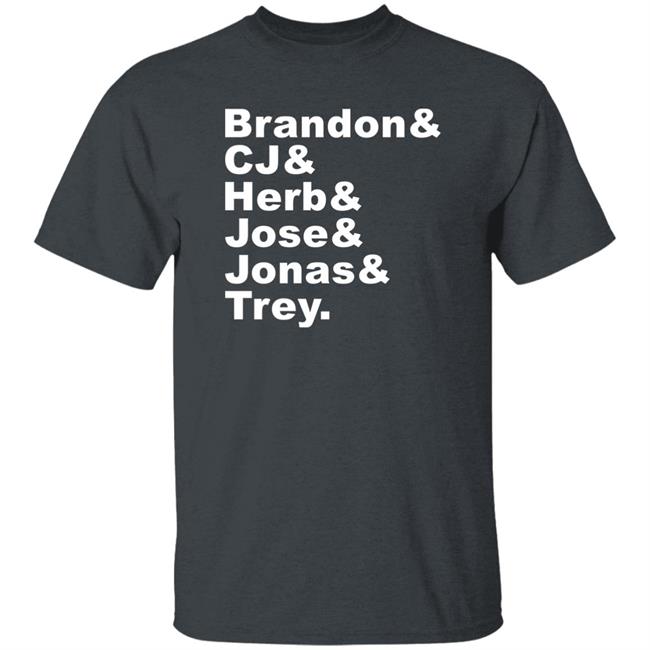 Brandon Cj Herb Jose Jonas Trey Shirt New Orleans Pelicans Jeff Nowak Brandon Cj Herb Jose Jonas Trey Shirt New Orleans Pelicans Jeff Nowak