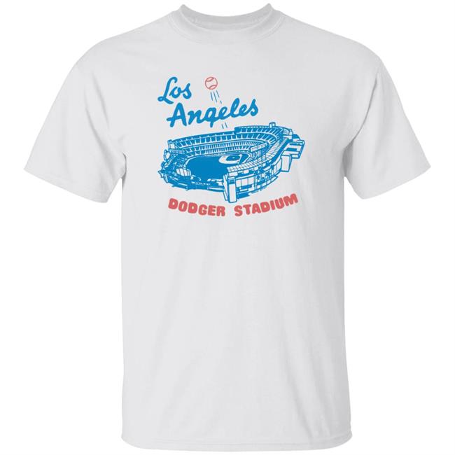 Trea Turner Wearing Dodger Stadium Los Angeles Shirt SportsNet LA Homage Merch