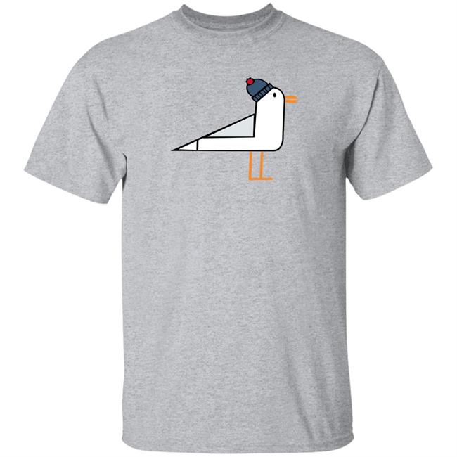 Anton Hofreiter Wearing A Seagull Wearing A Bobble Hat Shirt Grundrechte Retten