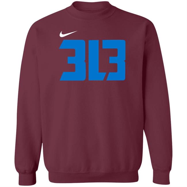 313 Hoodie 3L3 Hoodie Detroit Lions 313 Hoodie 3L3 Hoodie Detroit Lions