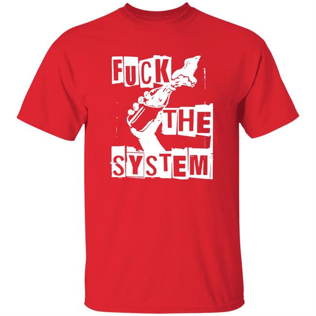 Tom Macdonald Fuck The System Shirt Hangover Gang Merch Tom Macdonald Fuck The System Shirt Hangover Gang Merch