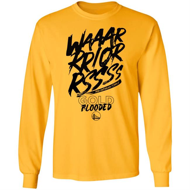 Warriors Gold Blooded 2022 Conference Finals Shirt Chase Center Warriors Gold Blooded 2022 Conference Finals Shirt Chase Center