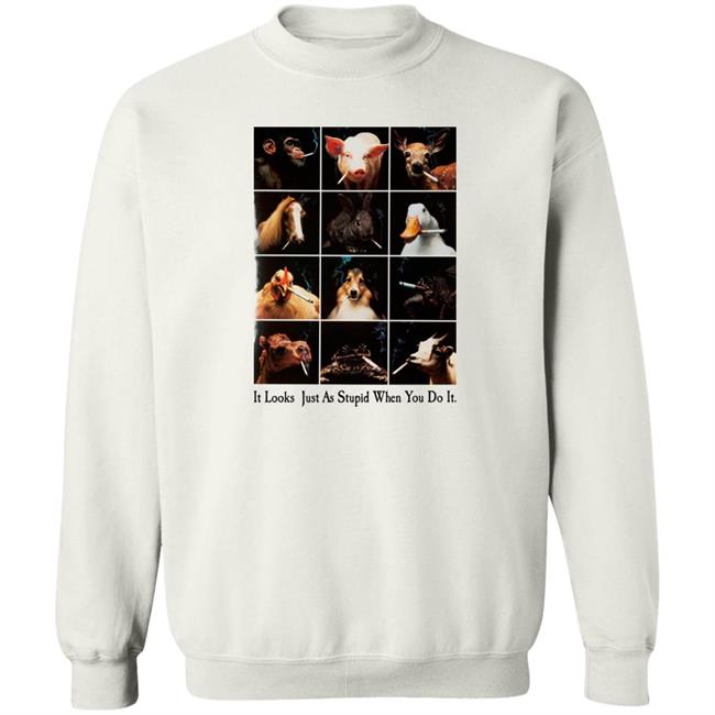 Houellebecq_2 Rob Youth Against Tobacco It Looks Just As Stupid When You Do It Shirt