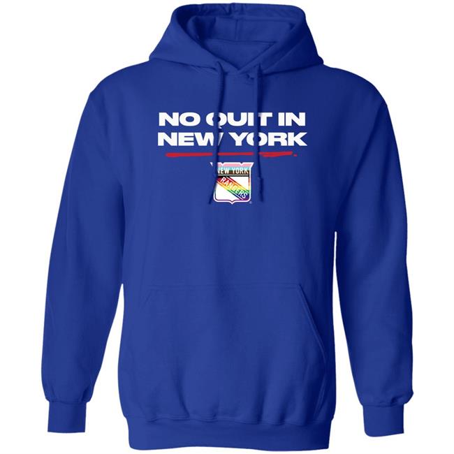 New York Rangers No Quit In New York Pride Shirt Rangers Exclusive No Quit Pride Shirt