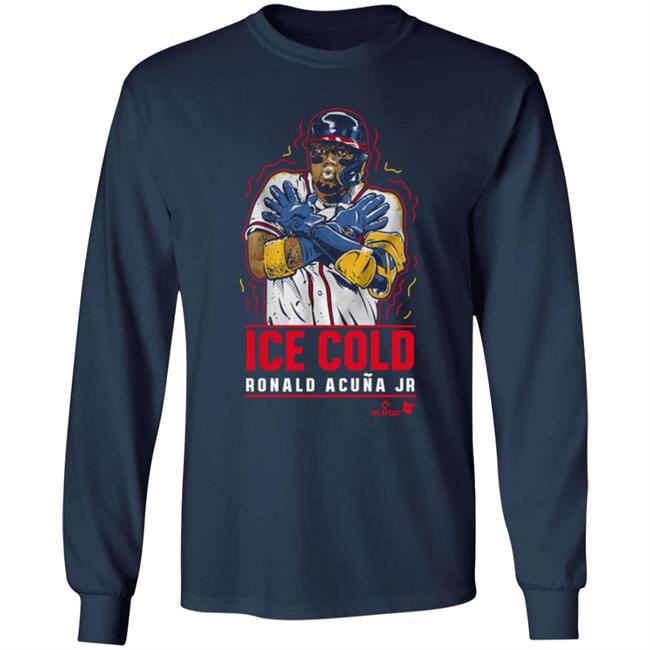 Breakingt Merch Ronald Acuña Jr Ice Cold Trending Shirt Atlanta Hawks