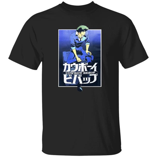 Cowboy Bebop Spike Black T-Shirt Black Tiger Sex Machine Cowboy Bebop Spike Black Shirt Cowboy Bebop Spike Shirt Hoodie Sweatshirt