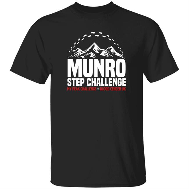 Munro Step Challenge Shirt Sam Heughan Munro Step Challenge Shirt