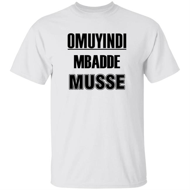 Wilfred Zahaa Omuyindi Mbadde Musse Shirt Hoodie Sweatshirt