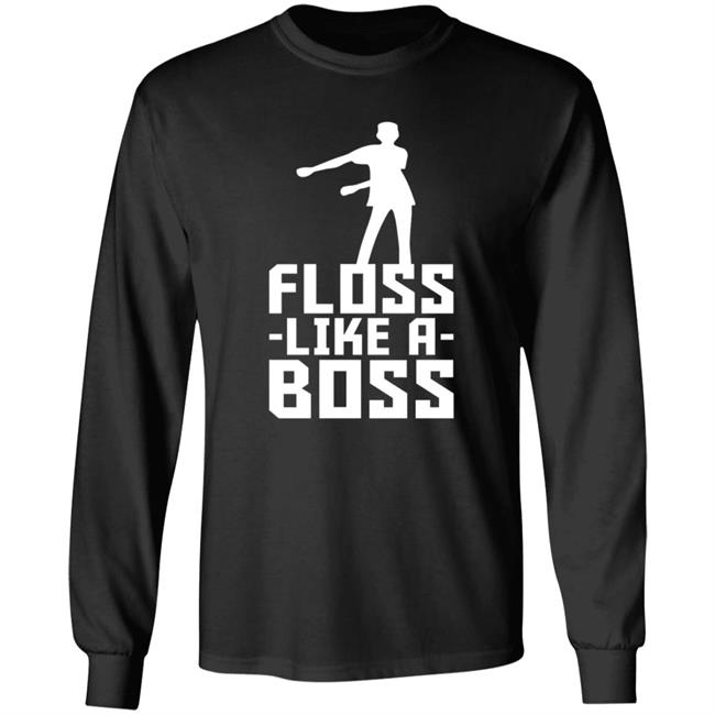 Floss Like a Boss - Flossin Dance Youth Long Sleeve T Shirt Hoodie