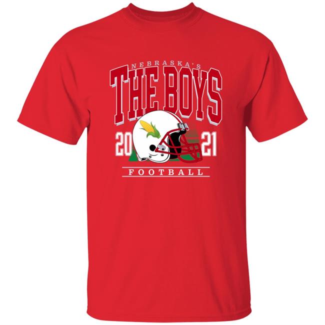 The Boys Nebraska 2021 Foolball Shirt Barstool Sports