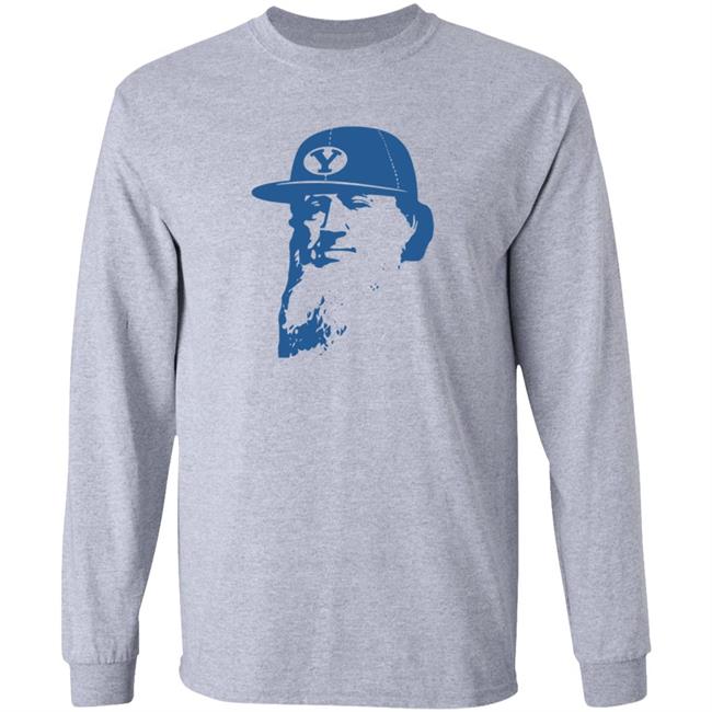 Flat Brim Brigham Byu T Shirt Royal And Black Royalarmybrand Shop
