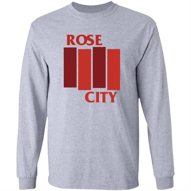 Rosecityriveters Shop Rose Flag Tee Shirt Hoodie Sweatshirt