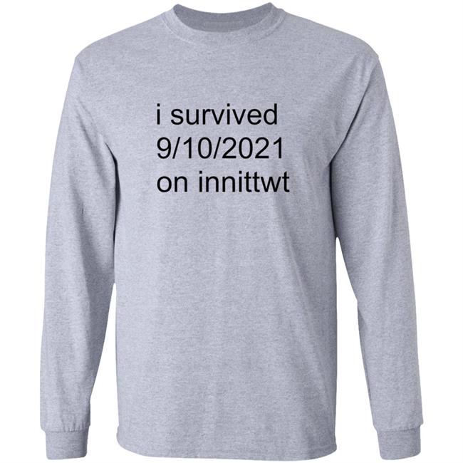 I Survived 9/10/2021 On Innittwt Shirt Hoodie Sweatshirt