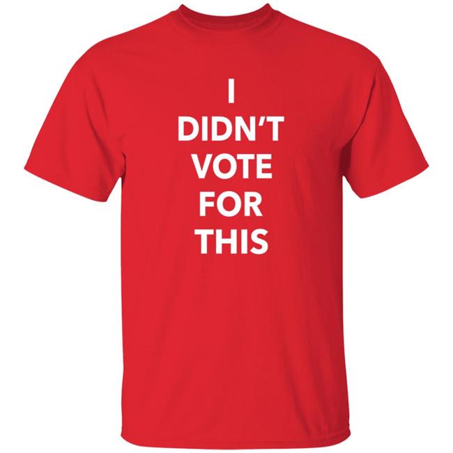 Tim Young Store I Didn't Vote For This Shirt American Woman I Didn't Vote For This Shirt Hoodie Sweatshirt