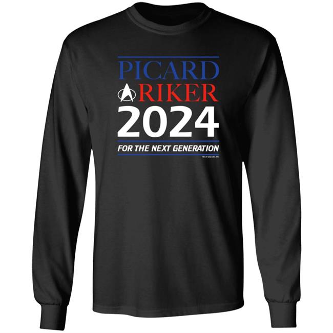 The Next Generation Picard And Riker 2024 Shirt Hoodie Startrek Shop