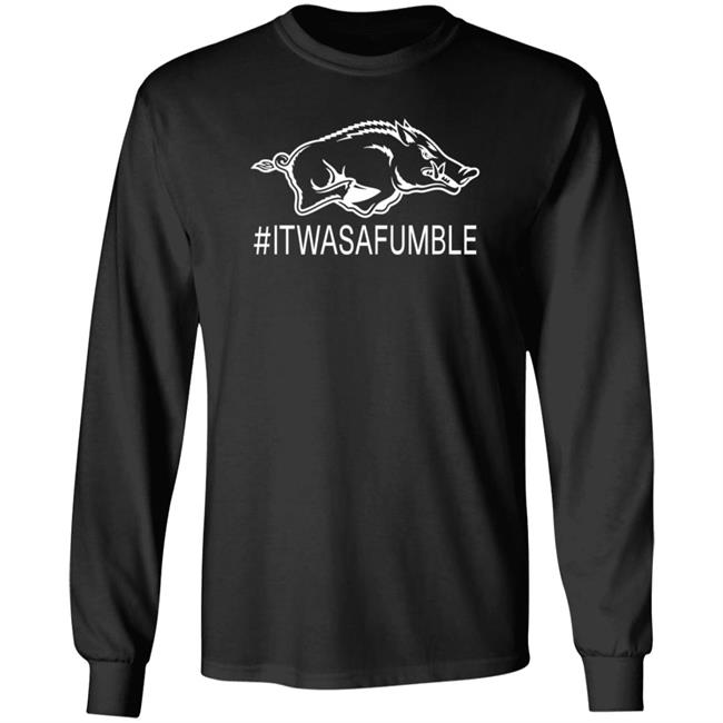 Itwasafumble Shirt Itwasafumble Arkansas Razorbacks NCAA Logo Shirt Hoodie Sweatshirt
