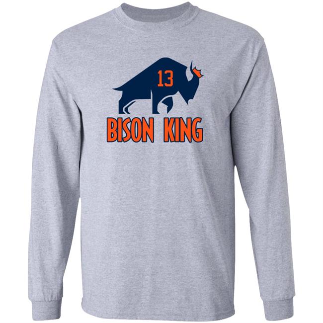 Bison King Shirt Hoodie Sweashirt