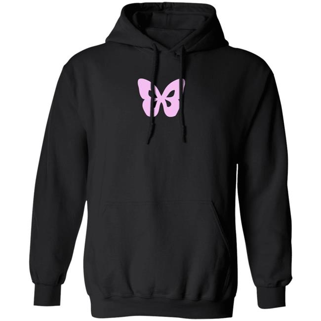 Luna Li Brown Butterfly Hoodie Luna Li Merch