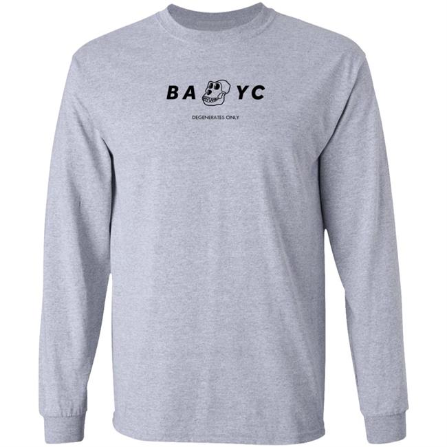 Bayc Skull Degenerates Only Shirt Hoodie Sweatshirt