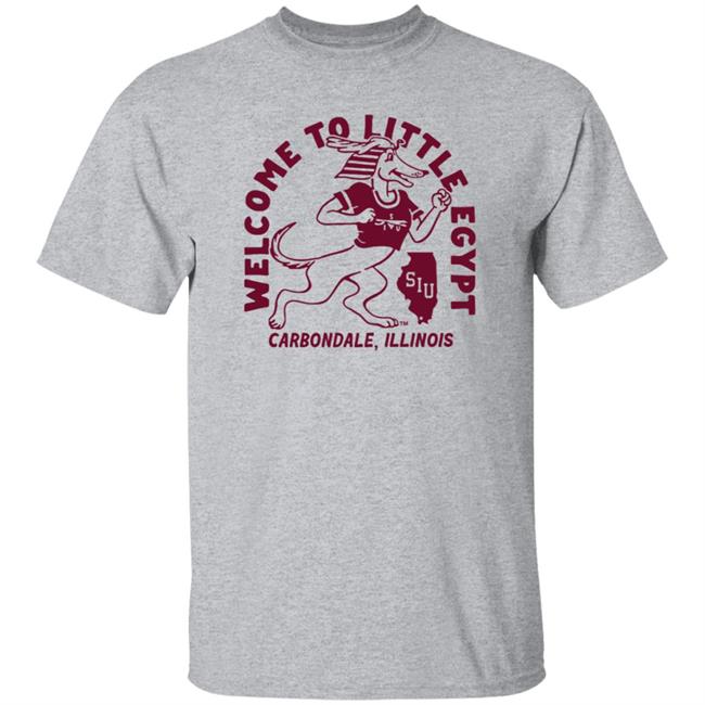 Homefield Apparel Welcome To Little Egypt Carbondale Illinois Shirt