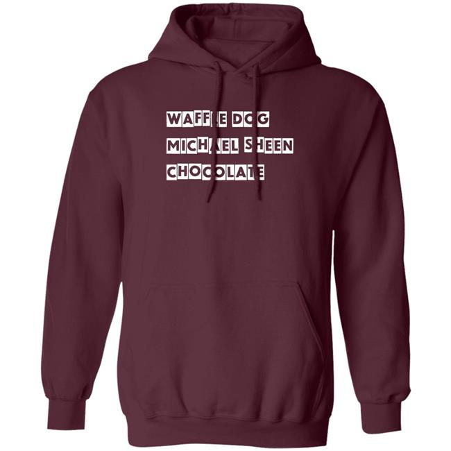 Vanessa Lindsey Waffle Dog Michael Sheen Chocolate Hoodie Vanessa Lindsey Waffle Dog Michael Sheen Chocolate Hoodie