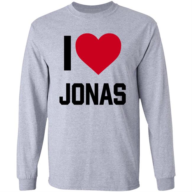 Jonas Brothers Family Roast Show On Netflix I Love Jonas Shirt Pete Davidson I Love Jonas Shirt