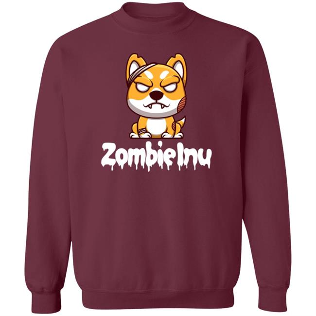 Zinutoken Zombie Inu Hoodie Zombie Inu Merch Zinutoken Zombie Inu Hoodie Zombie Inu Merch