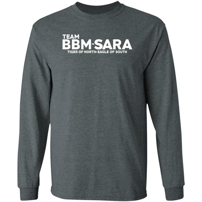 Team Bbm Sara Tiger Of North Eagle Of South Shirt Team Bbm Sara Tiger Of North Eagle Of South Shirt