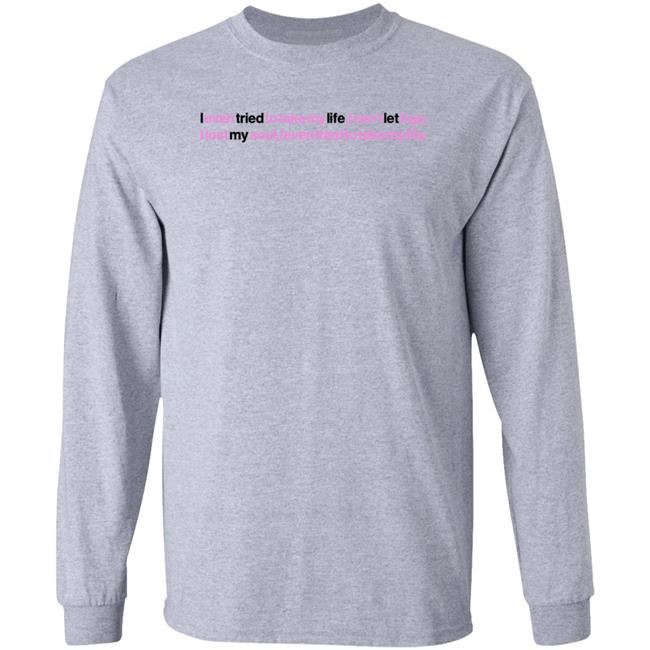 Jay Wheeler Merch Jay Wheeler Tml Lyrics T Shirt I Even Tried To Take My Life I Can’t Let It Go I Lost My Soul I Even Tried To Take My Life Shirt