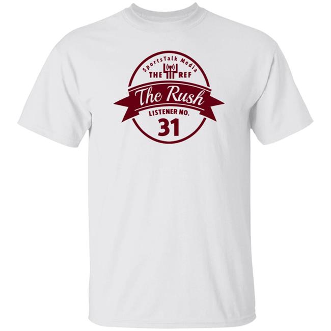 Teddy Lehman Sportstalk Media The Ref The Rush Listener No 31 Shirt