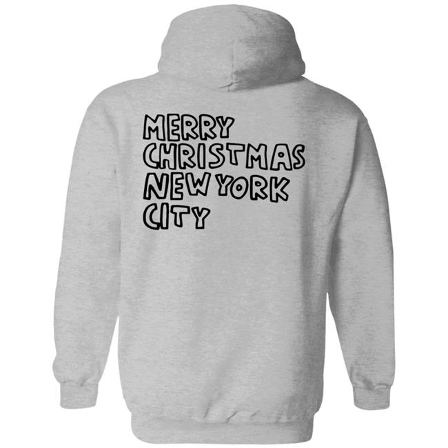 Noah X Keith Haring Hoodie Noahny Store Noah Merry Christmas City New York Hoodie