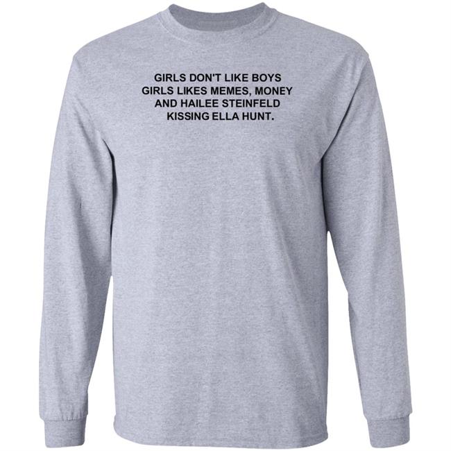 Girls Don’T Like Boys Girls Likes Memes Money And Hailee Steinfeld Kissing Ella Hunt Shirt Healingmasool Girls Don’T Like Boys Girls Likes Memes Money And Hailee Steinfeld Kissing Ella Hunt Shirt Healingmasool