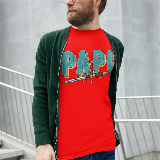 Vico Ortiz Wearing The Papi Shirt