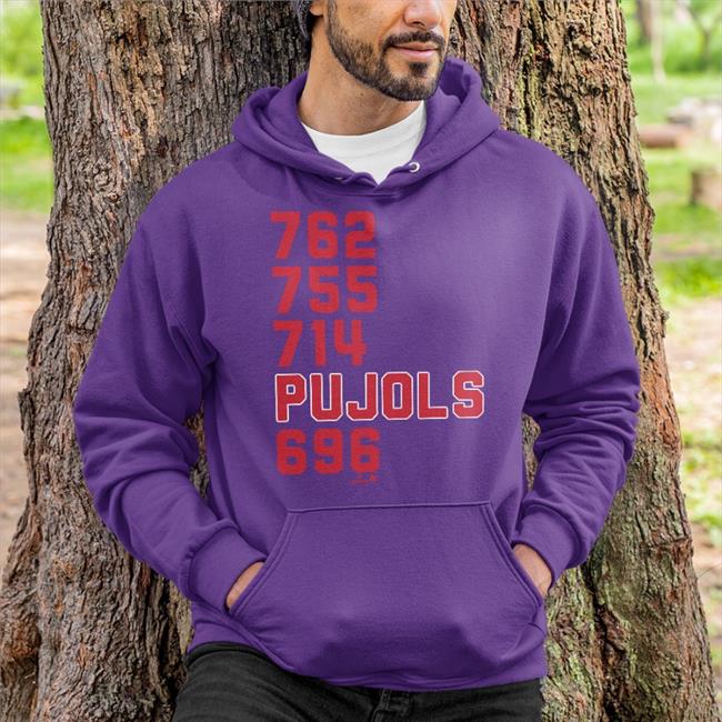 762 755 741 Pujols 696 Shirt