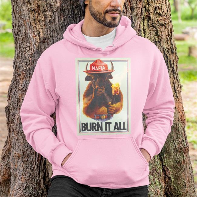 Mafia Burn It All Tee 26Shirts Store Bills Mafia Burn It All Long Sleeve Tee Shirt Grey