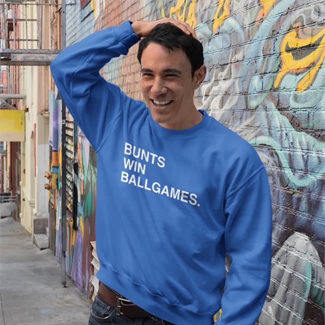 Bunts Win Ballgames Hoodie Sweatshirt Royal Obvious_Shirts Bunts Win Ballgames Shirt Royal