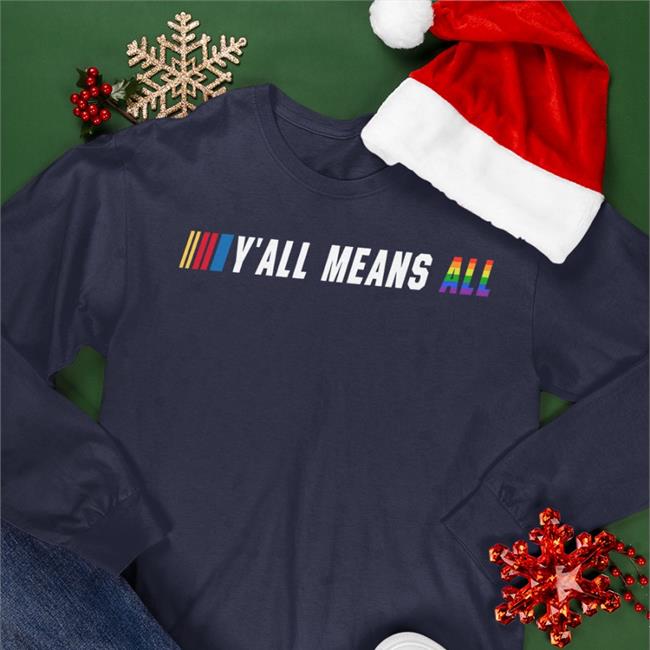 Nascar Y'all Means All Hoodie