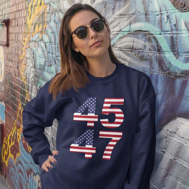 Donald Trump 45/47 Shirt Patriot Takes