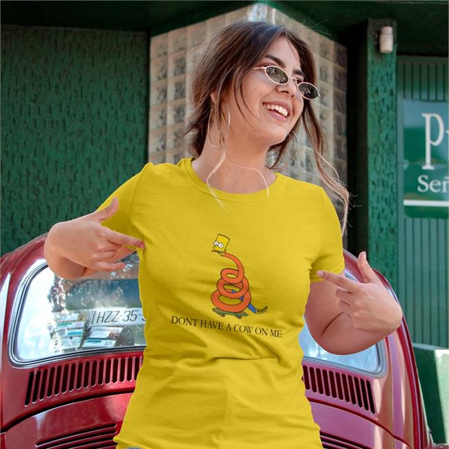 Nickeldoodle Simpsons Don't Have A Cow On Me Shirt