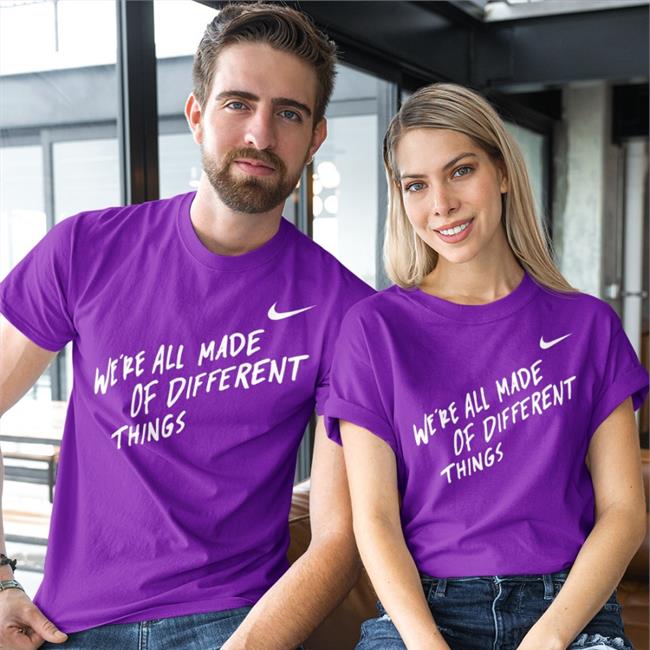 Ruffles We're All Made Of Different Things Tee Shirt Royal