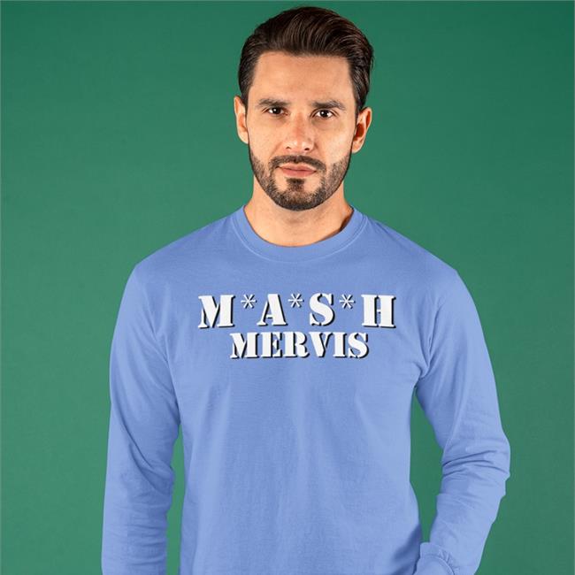 Obvious Shirts Store Mash Mervis Hoodie Blue