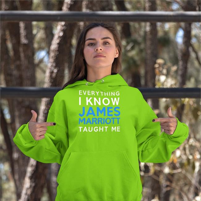 Everything I Know James Marriott Taught Me T-Shirt Jamesmarriottyt
