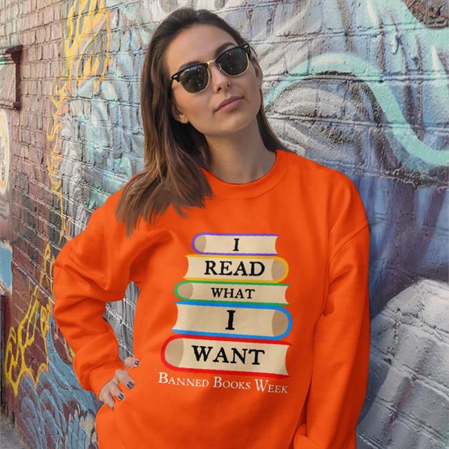 Jason Rogers Rogers4texas I Read What I Want Banned Books Week Shirt