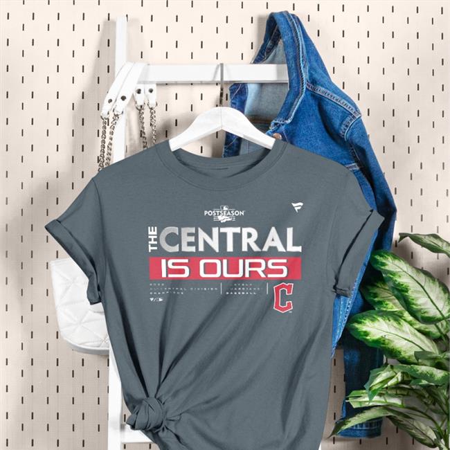 Funny Postseason 2022 The Central Is Ours T Shirt Mlbshop Postseason 2022 The Central Is Ours Shirt Cleveland Guardians
