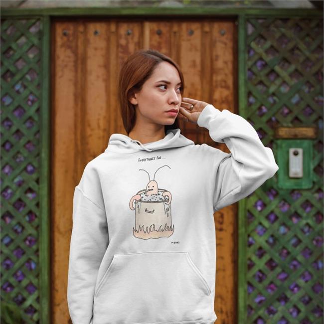 Everything's Fine M Gay Shirt Matt Gray White
