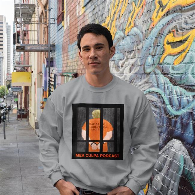 Meidastouch Store Mea Culpa Podcast Hoodied Sweatshirt White