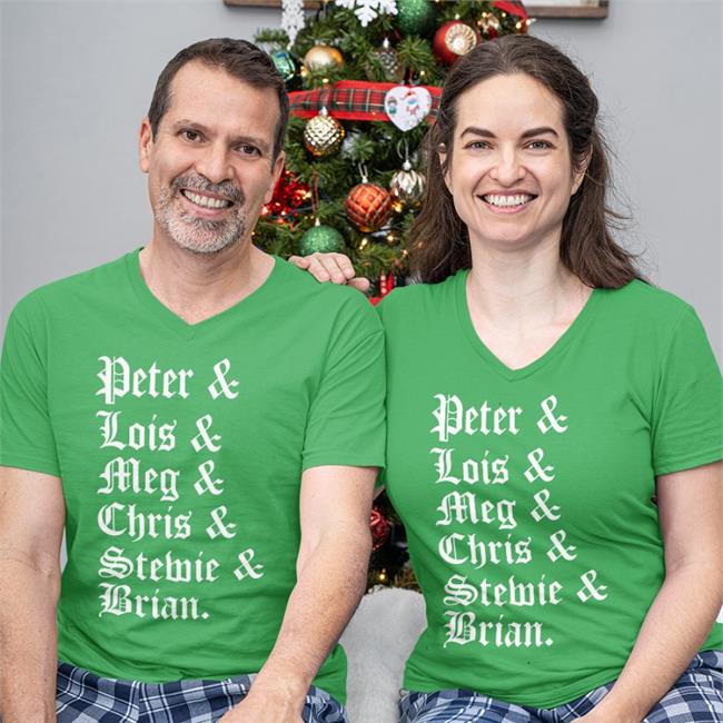 HomelessHater Peter Lois Meg Chris Stemie Brian Tee Shirt Black