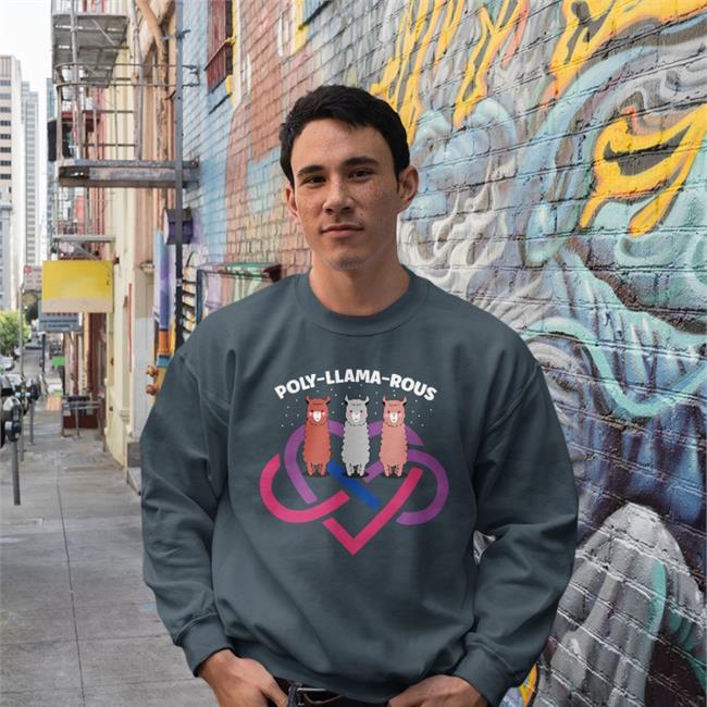 Poly Llama Rous Polyamorous Shirts Polyamory