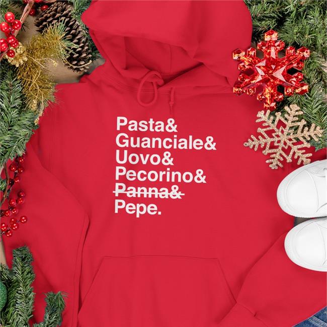 Swedething Pasta & Guanciale & Uovo & Pecorino & Panna & Pepe Sweatshirt