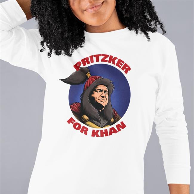 White Pritzker For Khan Shirt Nomadic Warriors For Pritzker Merch